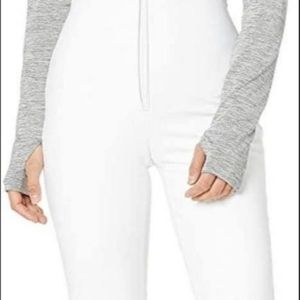 White Obermeyer Ski Bib- size 4